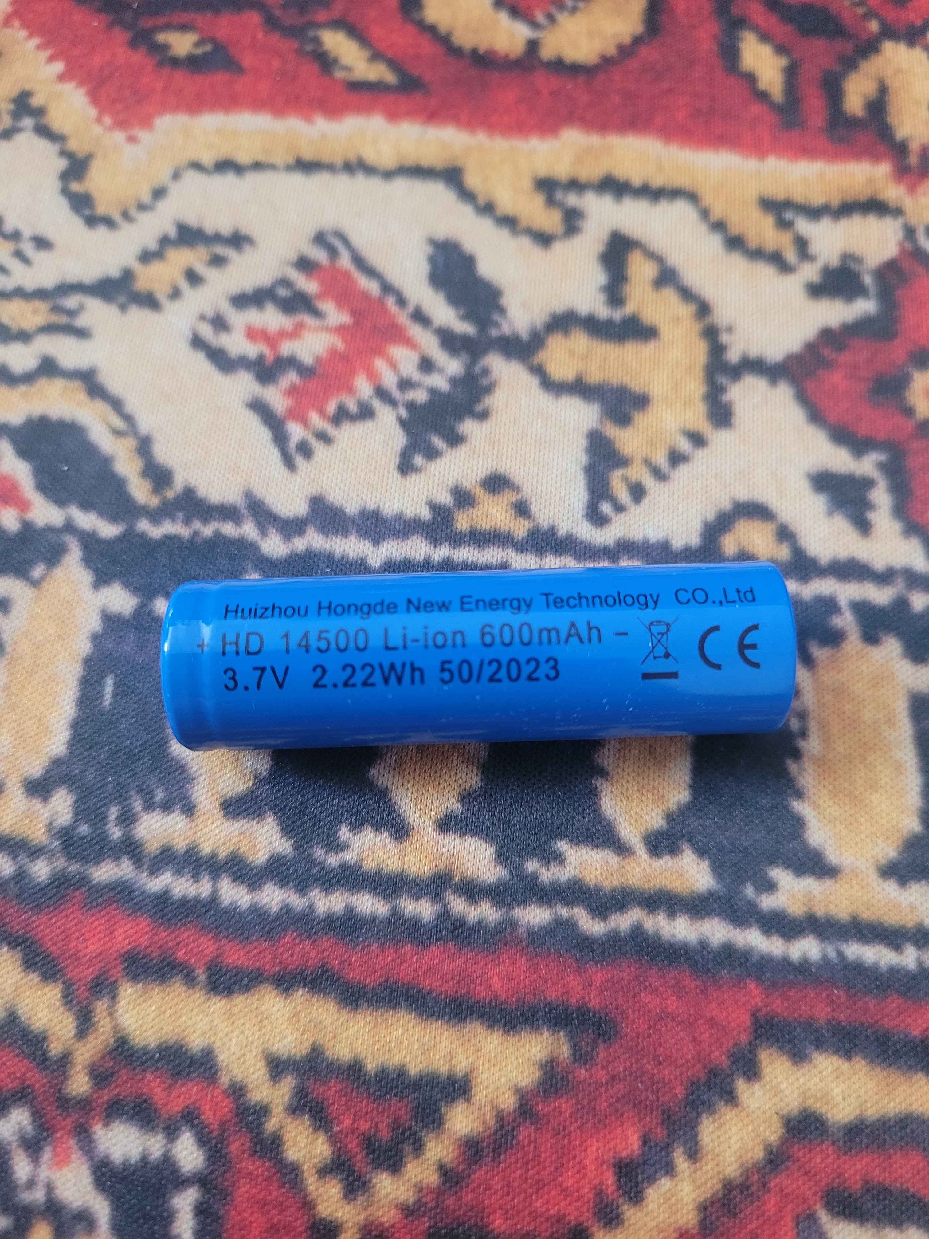 Akumulator HD 14500 Li-ion 600mAh 3.7v 2.22wh